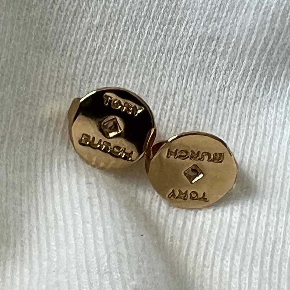 Tory Burch Logo Earrings - Picture 6 of 7